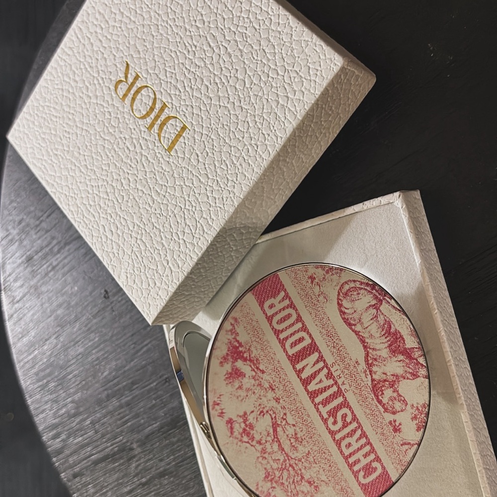 Dior Pink and White Compact Mirror
